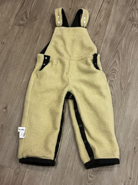 KK-Rabbit, Black denim, Fully Lined Overalls, size 2/3, VGUC, Kids 2T