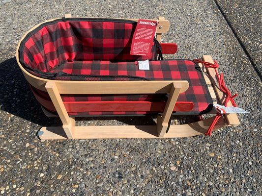 Streamridge Grizzly Sleigh with Plaid Pad
