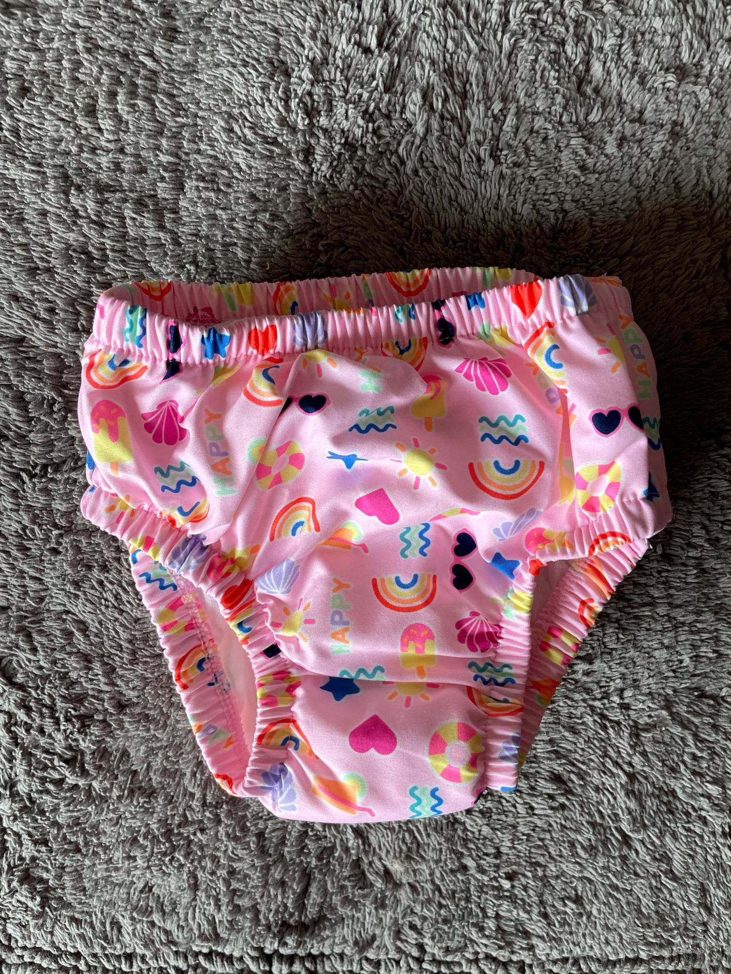 NWOT George 6-12M rainbow swim diaper, Kids 9 Month (6-9M)