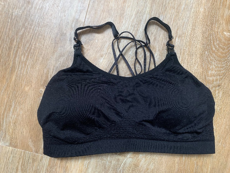 Black Racerback maternity bra - 36DD