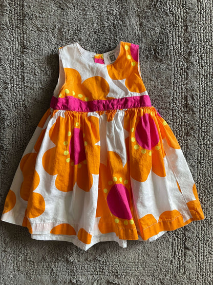 Carter's 18M pink/white/orange dress, Kids 18 Month (12-18M)
