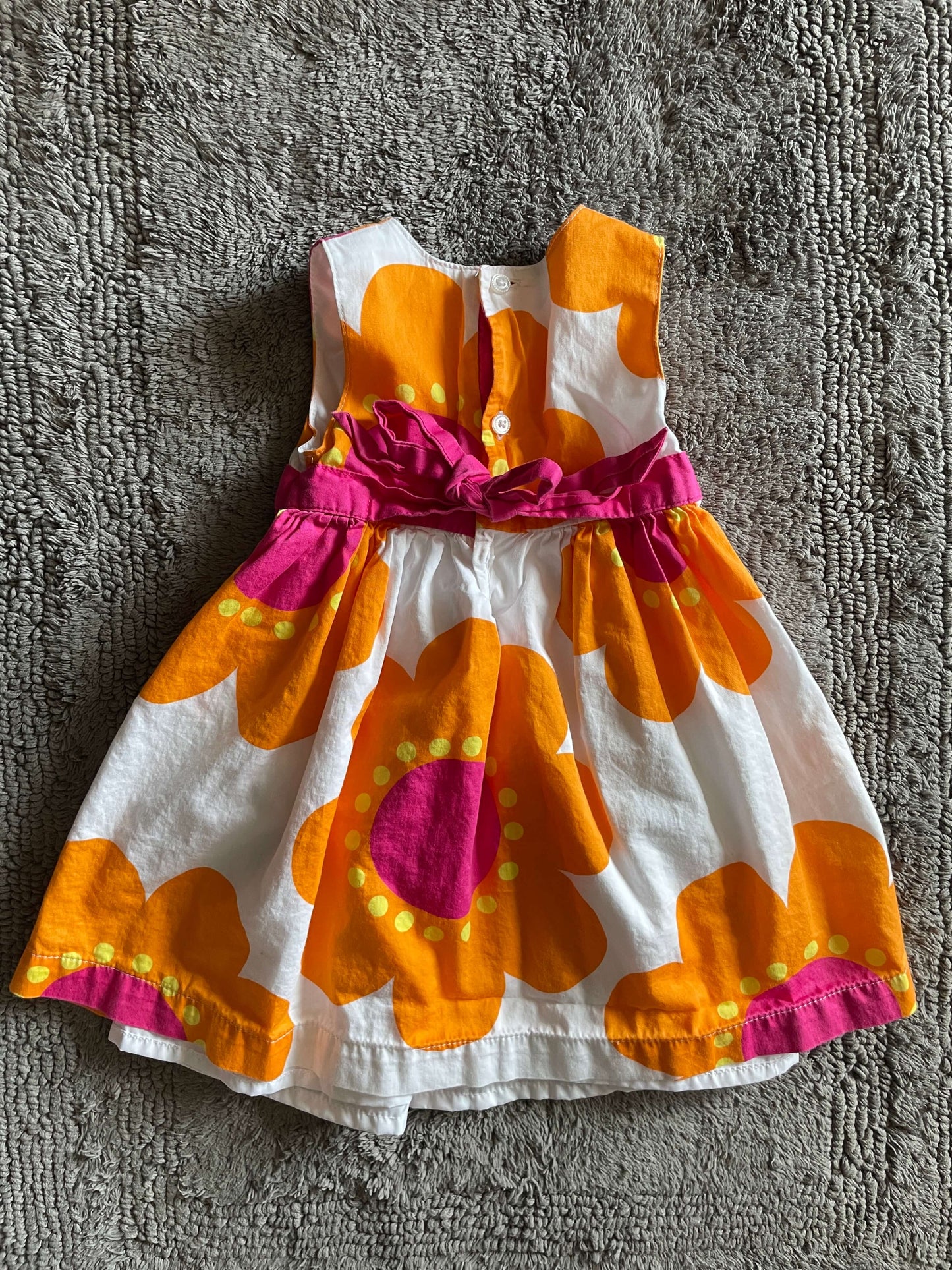Carter's 18M pink/white/orange dress, Kids 18 Month (12-18M)