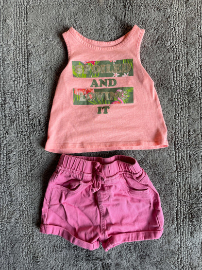 "spoiled and loving it" 2 piece set 12-18M, Kids 18 Month (12-18M)