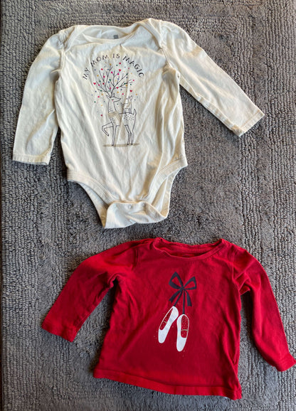 Baby Gap 18-24M Christmas onesie and shirt, Kids 24 Month (18-24M)