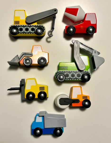 Melissa & Doug Wooden Construction Vehicles