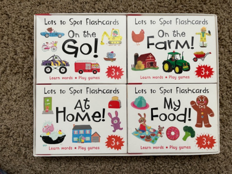 Lots of Spot flash cards