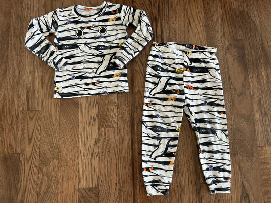 Halloween Mummy Glow in the Dark 12-18 mos Pajamas, Kids 18 Month (12-18M)