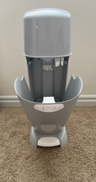 Diaper Genie, grey, with 2 pack of diaper bag refills