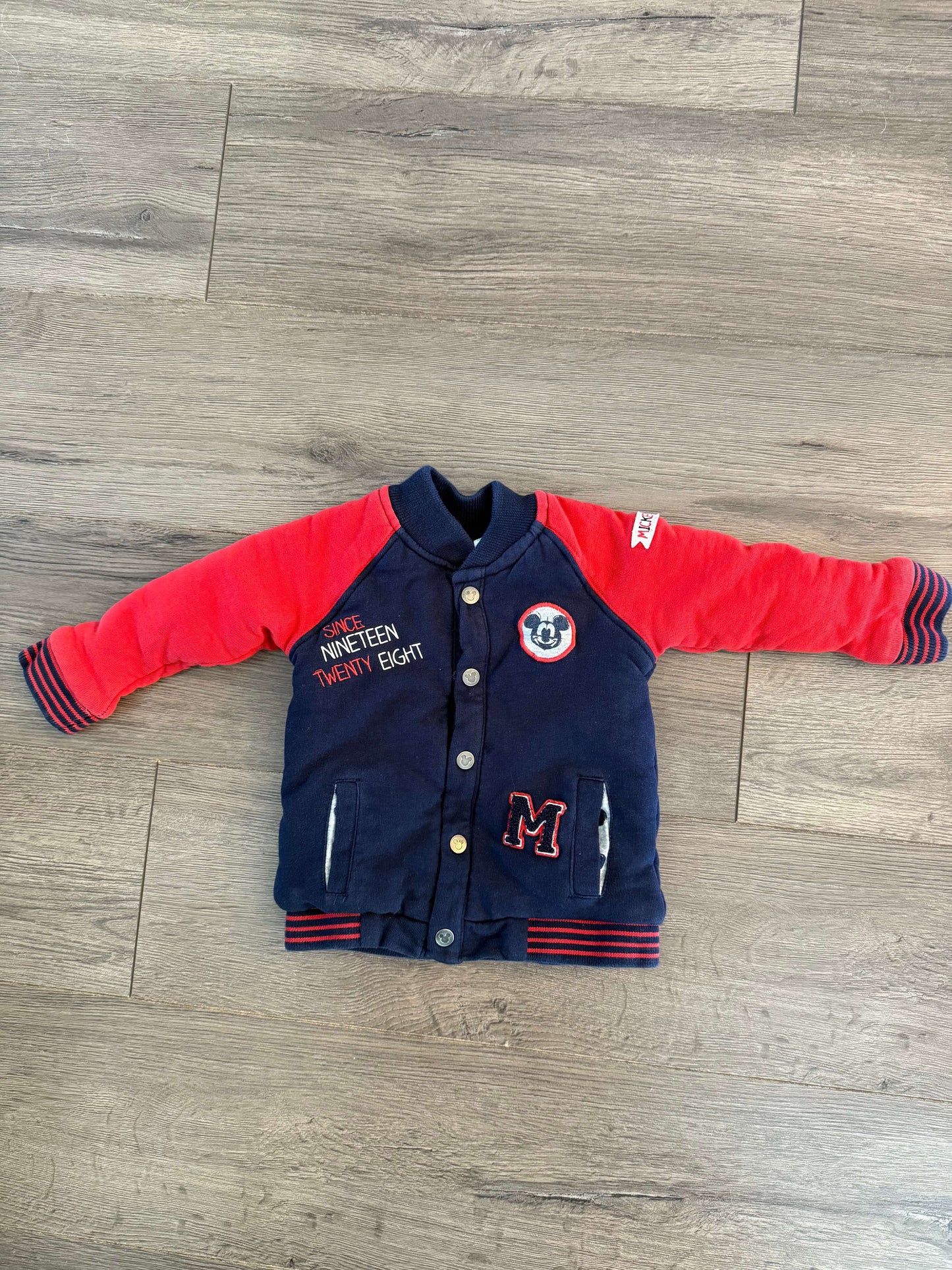 Disney Mickey Mouse Club Jacket 9m, Kids 9 Month (6-9M)