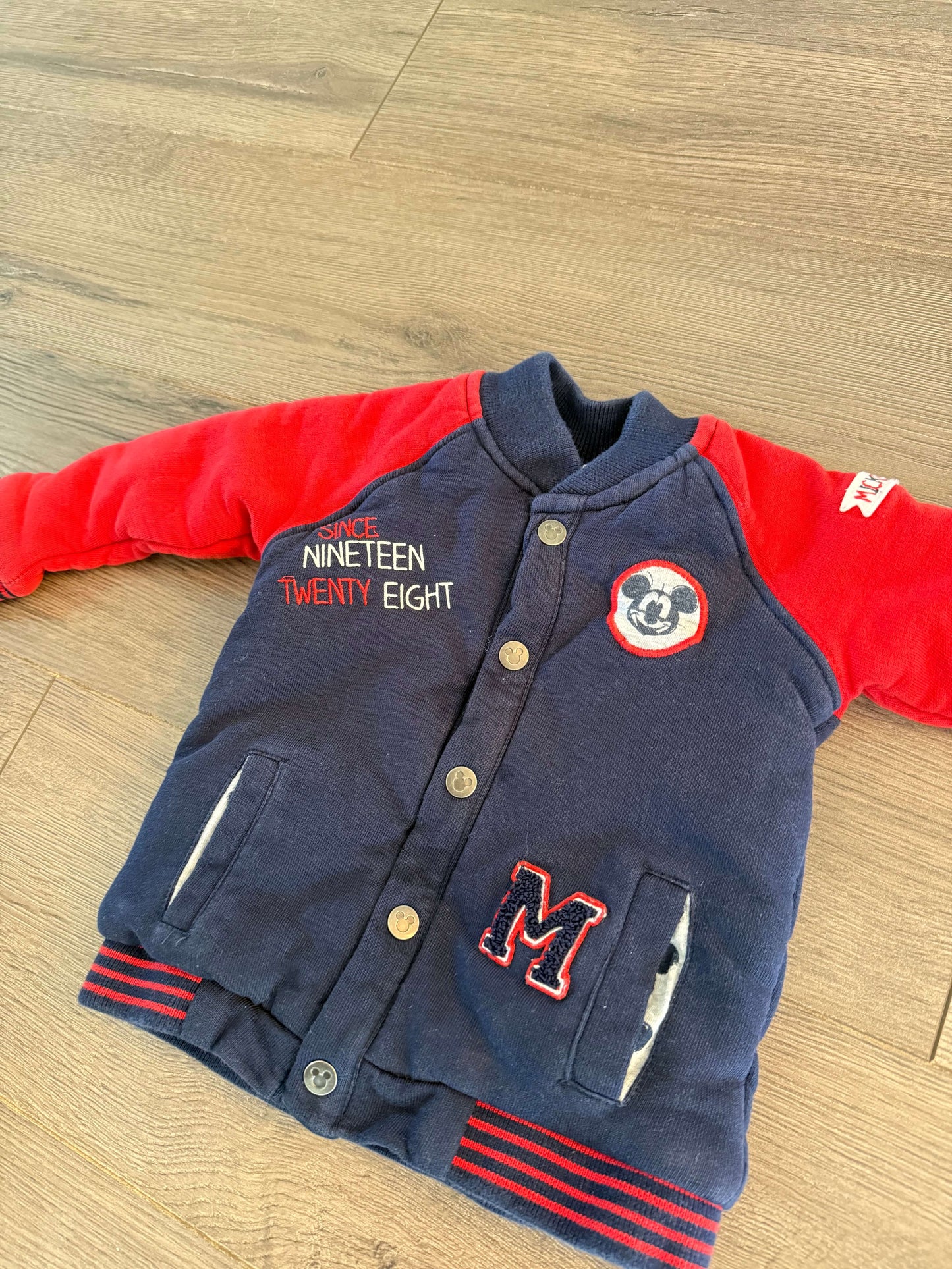 Disney Mickey Mouse Club Jacket 9m, Kids 9 Month (6-9M)