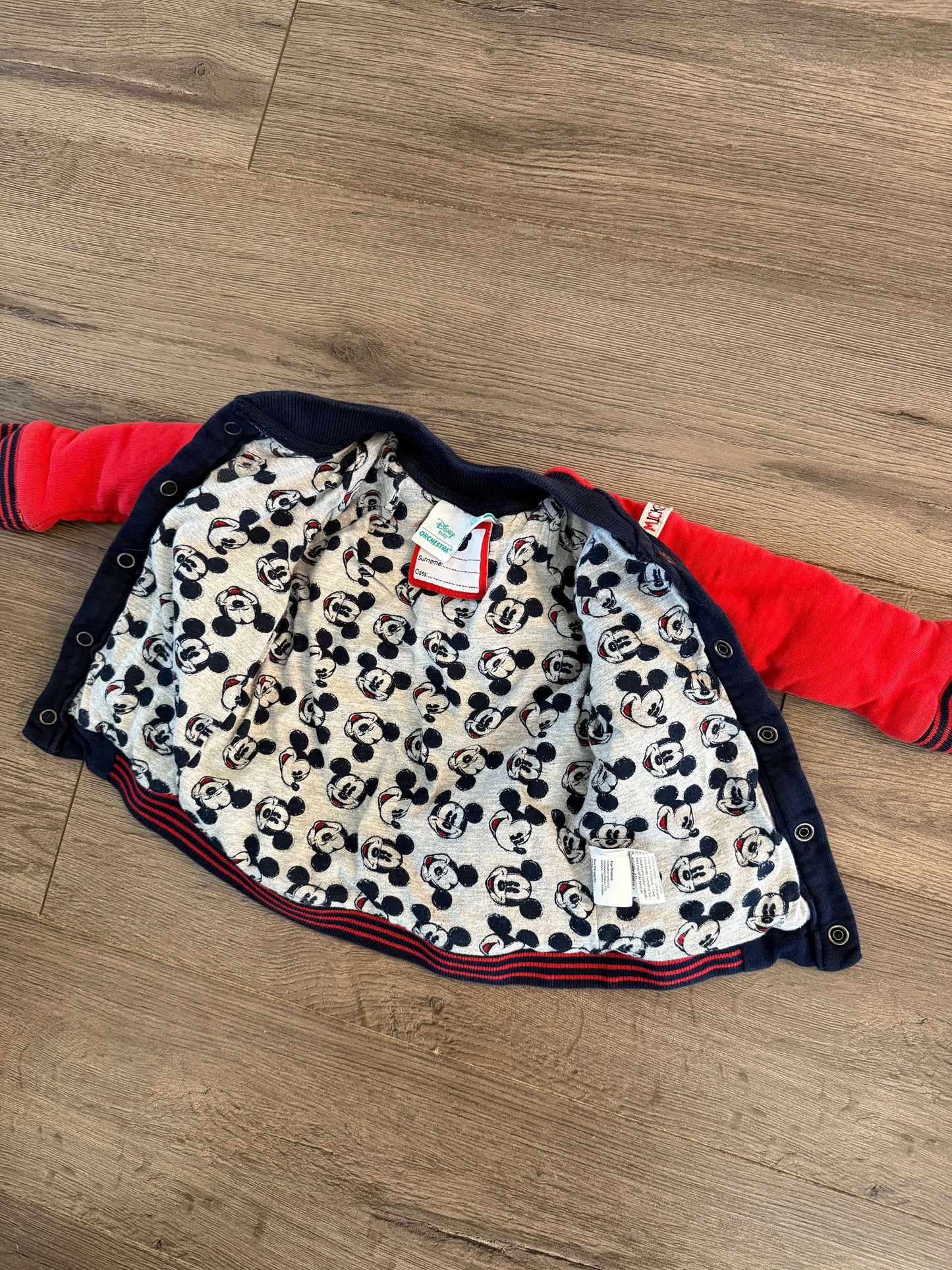 Disney Mickey Mouse Club Jacket 9m, Kids 9 Month (6-9M)