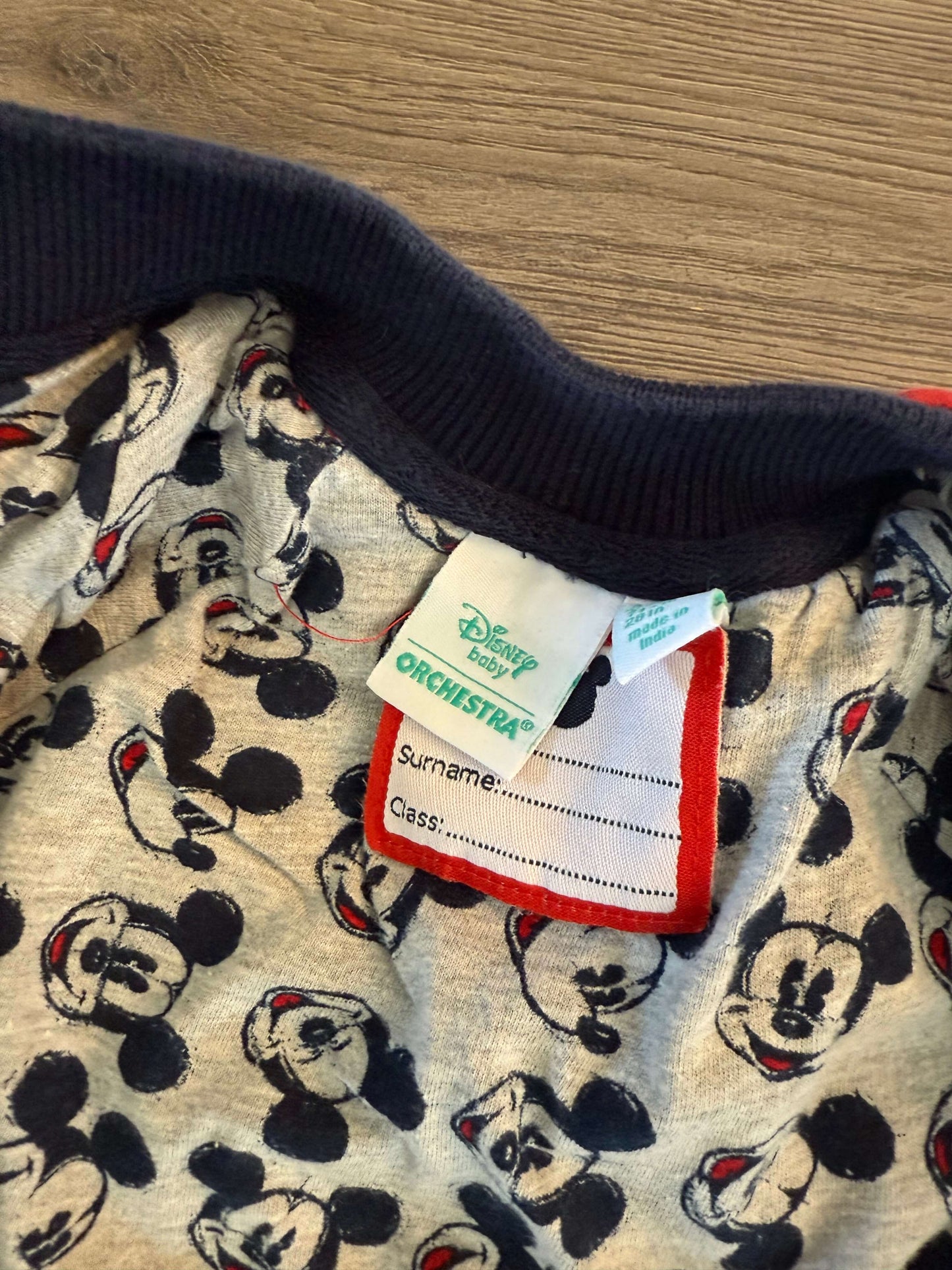 Disney Mickey Mouse Club Jacket 9m, Kids 9 Month (6-9M)