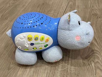 VTech - Lil’ Critters Soothing Starlight Hippo, VGUC