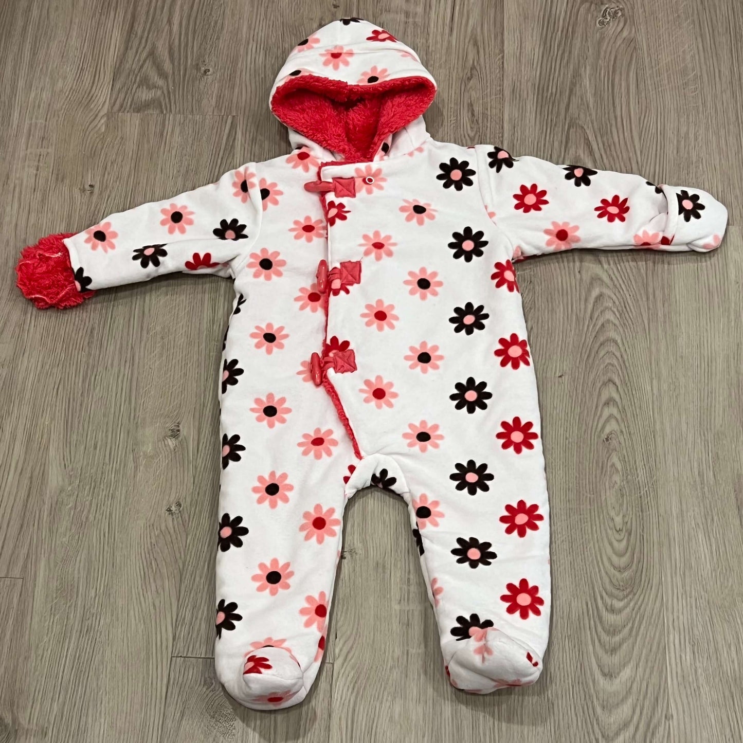 Baby Girls Daisy Bunting Suit, Joe Fresh, size 6-12mos, Kids 9 Month (6-9M)