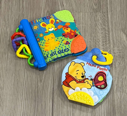 Soft books for baby - set of two
