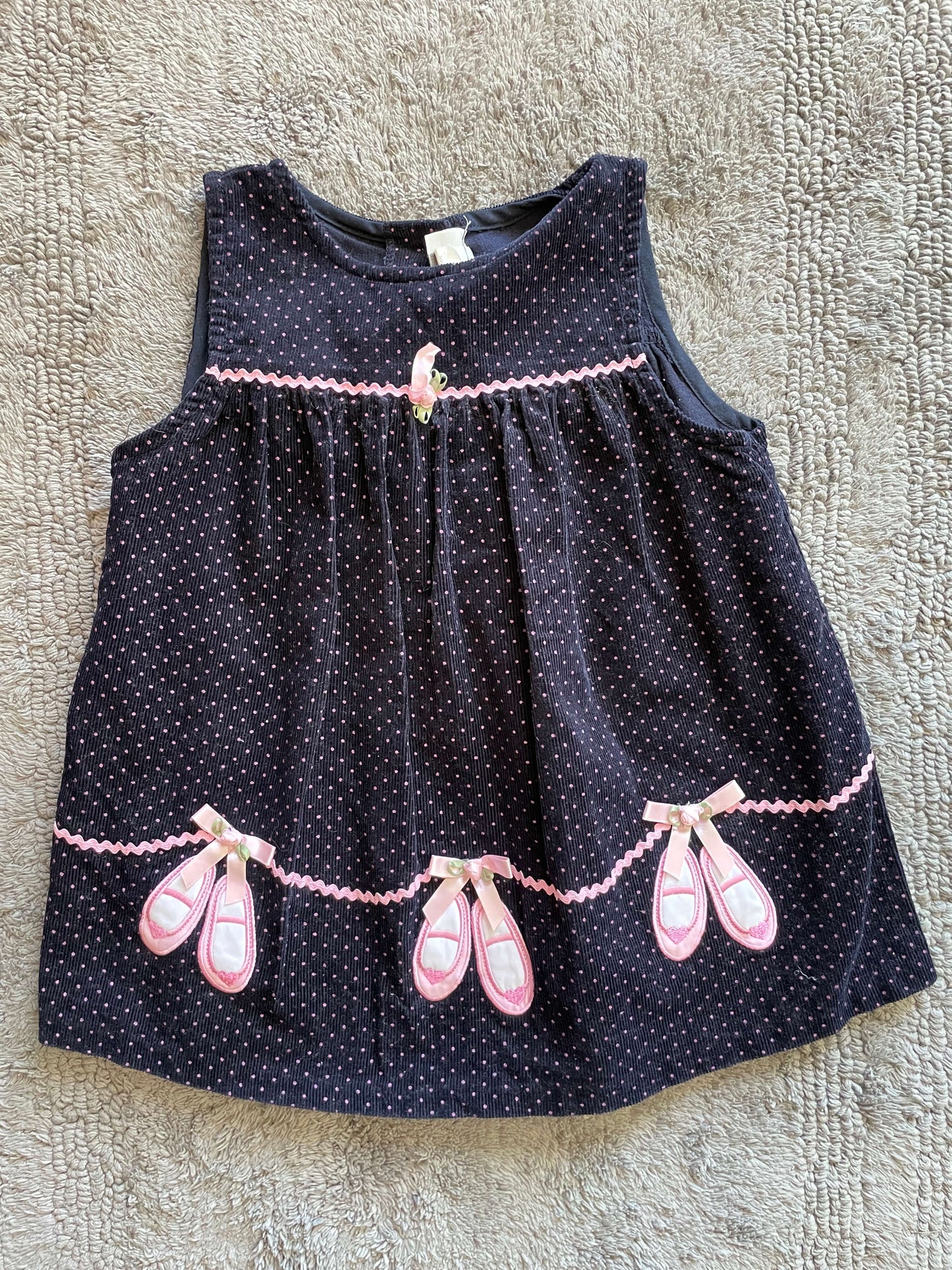 24M Navy blue ballet shoe dress, Kids 24 Month (18-24M)