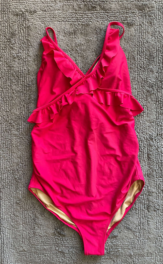 Old Navy size L pink maternity swimsuit, Maternity L (12-14)
