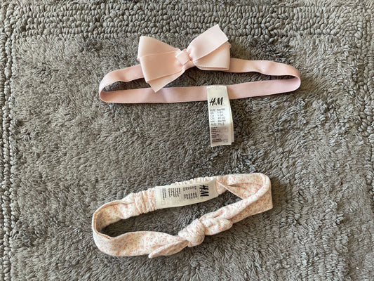 2 H&M headband bows