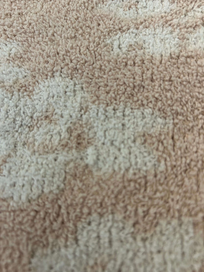 2 x Matching Baby Blankets - Peachy pink & cream