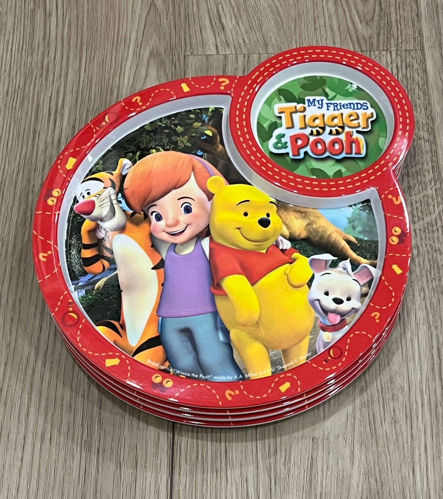 Disney’s Winnie the Pooh Kids divided plates (x4)