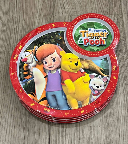 Disney’s Winnie the Pooh Kids divided plates (x4)