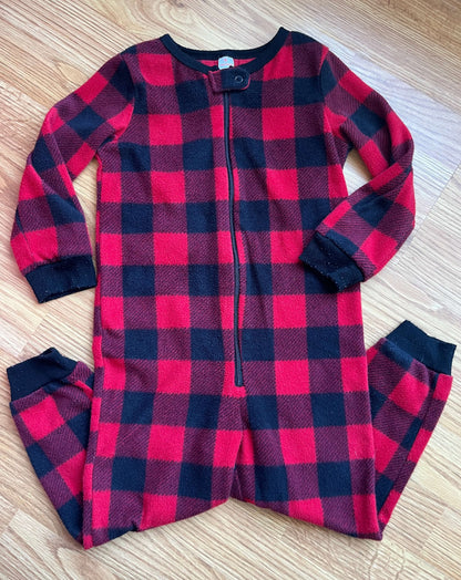 Fleece Christmas Onesie Jammies, Kids 3T
