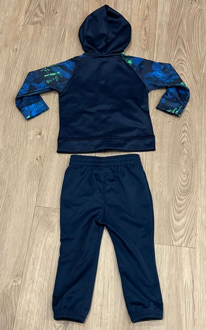 Boys Nacy Blue Under Armour Tracksuit, size 24 mos, Excellent Used Condition (EUC), Kids 24 Month (18-24M)
