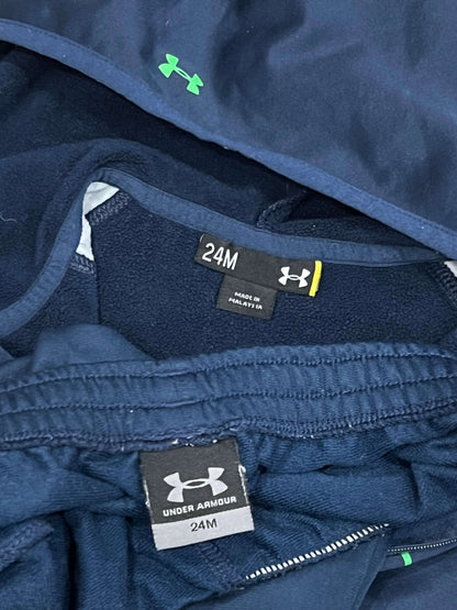 Boys Nacy Blue Under Armour Tracksuit, size 24 mos, Excellent Used Condition (EUC), Kids 24 Month (18-24M)