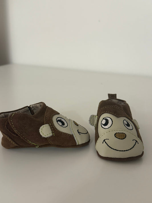 Zooligans monkey slippers, Shoes 1 (Baby: 0-12 mth)