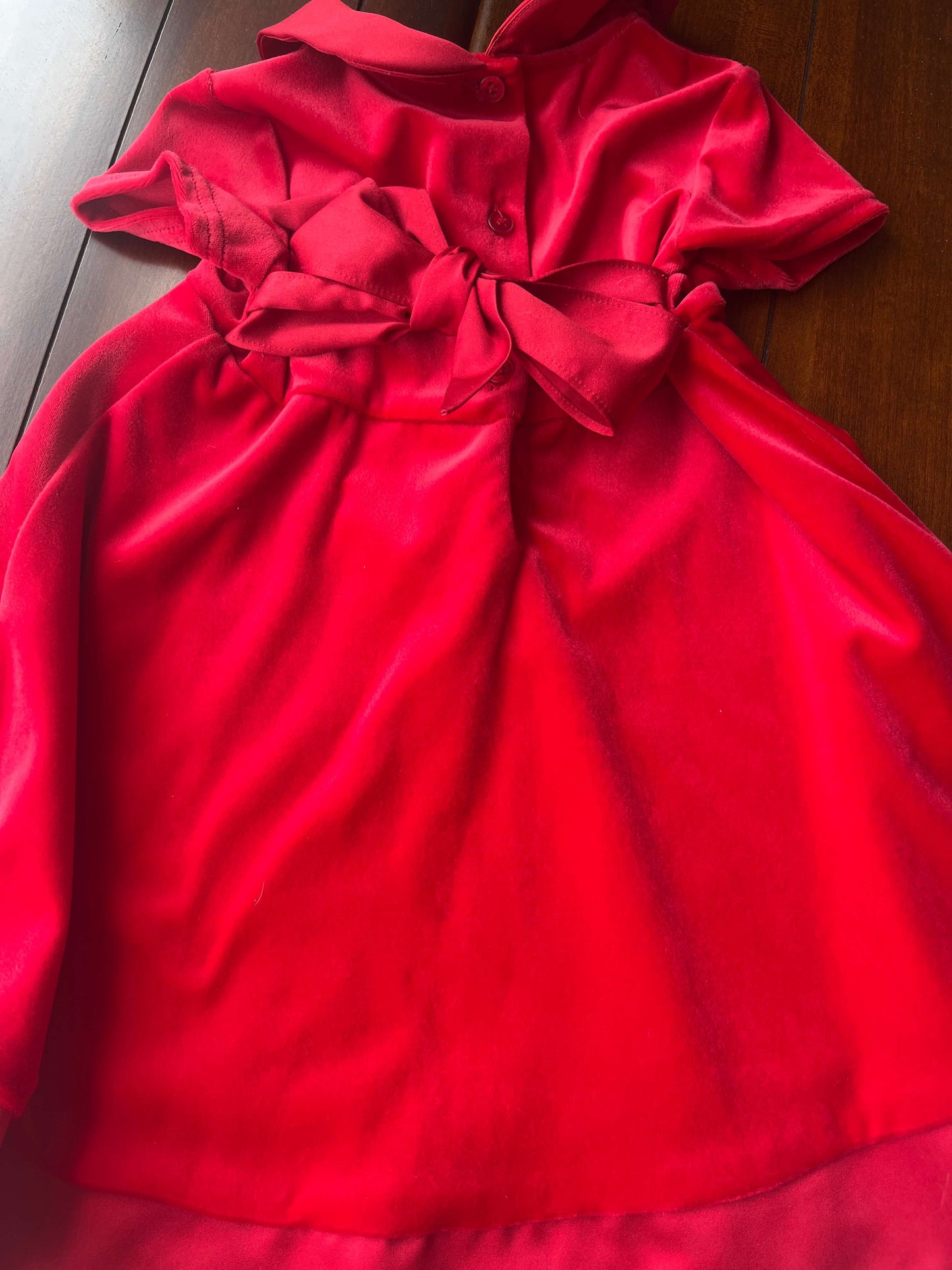 Cutest Red Collared Dress, Kids 3T