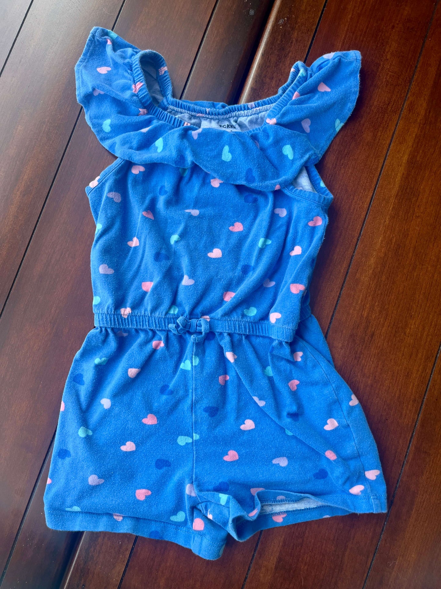 Pekkle Hearts Romper - 3T, Kids 3T