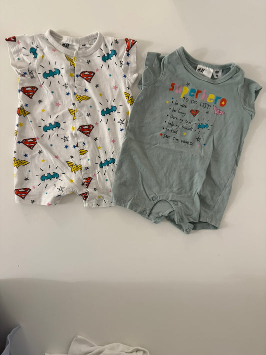 Cotton Pajamas Total of 5, Kids Newborn