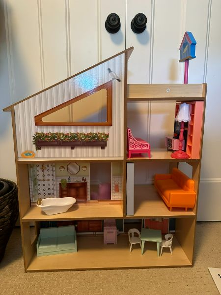 Hazel Dollhouse with Furniture