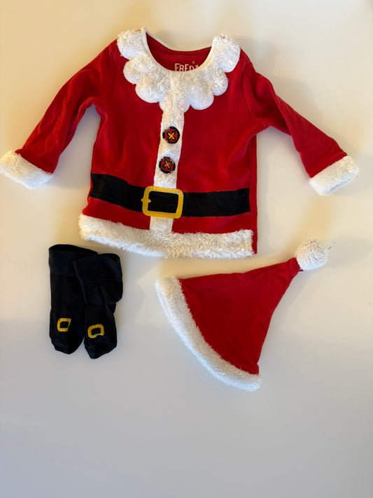 Fred and Flo Santa Clause costume, Kids 12 Month (9-12M)