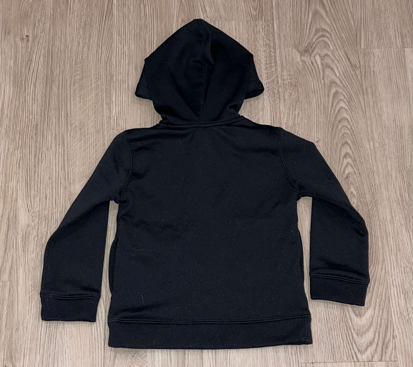 Boys Solid Black Zip Up Hoodie by Joe Fresh Active, size 4, Very Good Used Condition (VGUC), Kids 4/4T