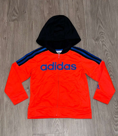Boys Adidas Track Jacket, Bright Orange, size 3T, Excellent Used Condition (EUC), Kids 3T