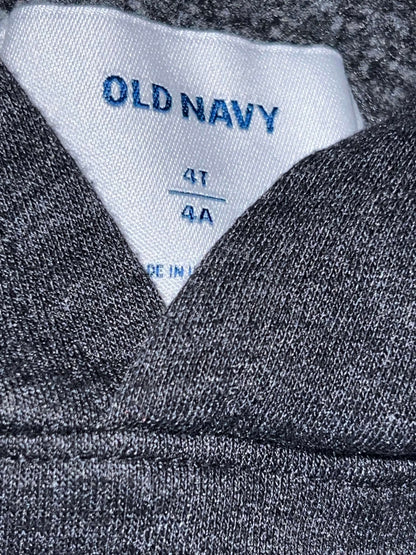 Boys Grey “Jawsome” Shark Hoodie from Old Navy, size 4T, Very Good Used Condition (VGUC), Kids 4/4T