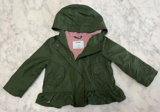 Green Lined Coat, Kids 24 Month (18-24M)