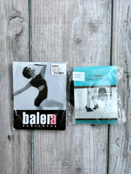 Balera Dancewear & Confidanz Design girls black dance tights, new in package