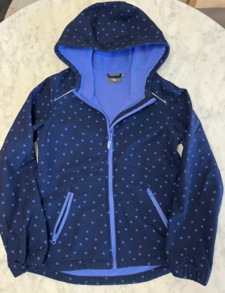 Navy/Purple Star Coat, Kids 12 & 14 (large)