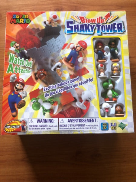 Super Mario shaky tower game