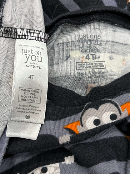 Boys Halloween Theme Pajamas from Carter's - L/S PJ Top & pants, size 4T, Very Good Used Condition (VGUC), Kids 4/4T