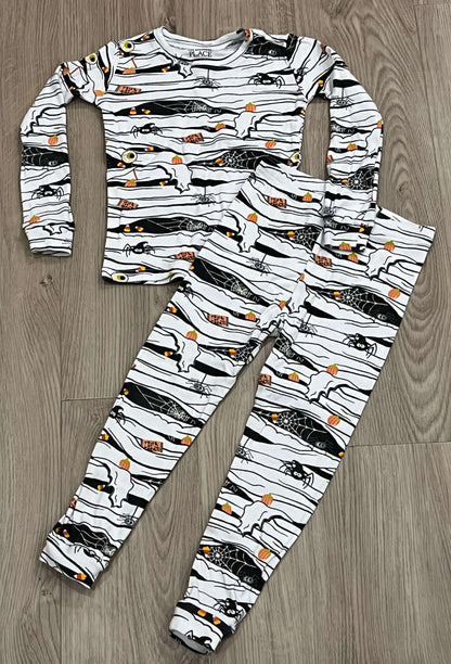 Boys Mummy Halloween Pajamas from The Children's Place (TCP) - L/S PJ Top & Pants, size 4T, Very Good Used Condition (VGUC), Kids 4/4T