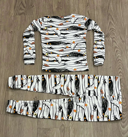 Boys Mummy Halloween Pajamas from The Children's Place (TCP) - L/S PJ Top & Pants, size 4T, Very Good Used Condition (VGUC), Kids 4/4T