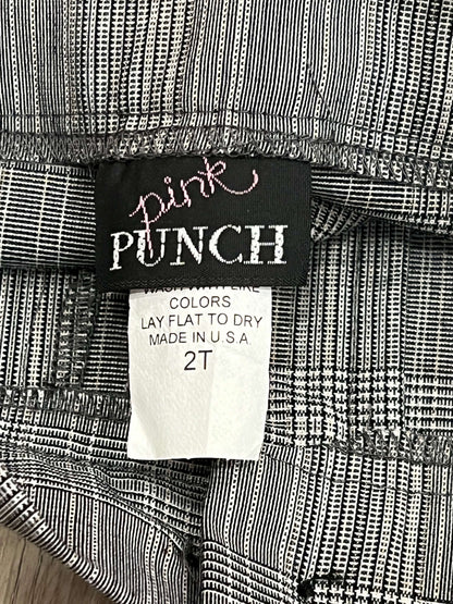 Girls Grey Plaid Short from Pink Punch, size 2T, EUC, NWOT, Kids 2T