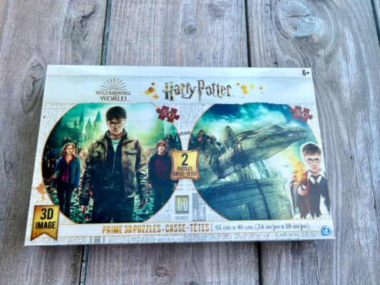 Wizarding World of Harry Potter Magical Creatures 3D puzzle 500 pieces each 2-pack set, new in box