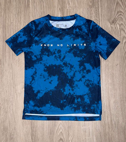 Boys Blue Camo “Know No Limits” T-shirt, Xersion brand, Size XS (4/5) , EUC, Kids 4/4T