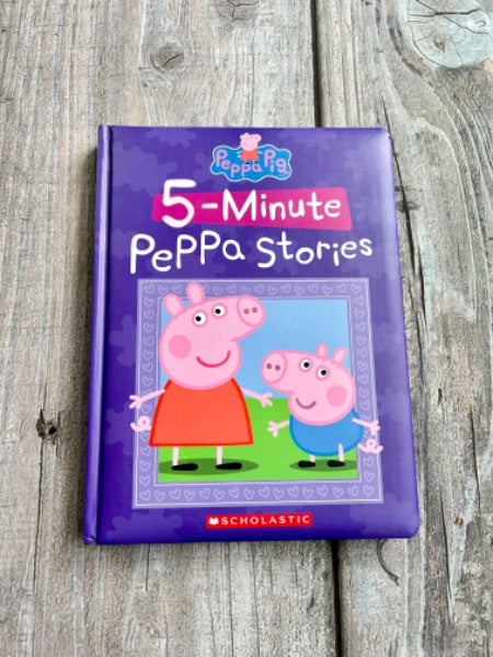 Scholastic 5 Minute Peppa Stories hardcover book