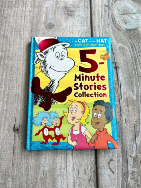 The Cat In The Hat Knows A Lot About That 5 Minute Stories Collection hardcover book, like new