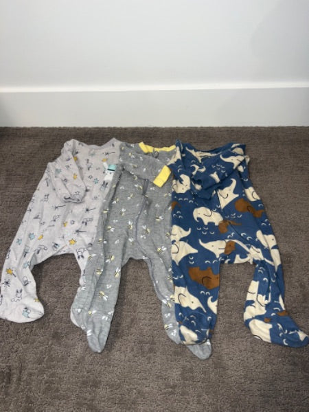 Boys - Assorted 6mo sleepers bundle, Kids 6 Month (3-6M)